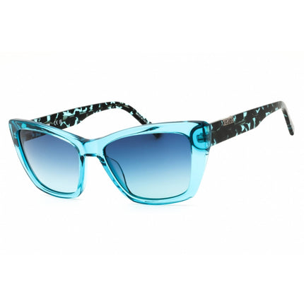 DKNY Women's Sunglasses - Cat Eye Shape Crystal Turquoise Full Rim Frame | DK554S 430 ,