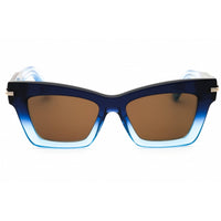 Salvatore Ferragamo Women's Sunglasses - Cat Eye Dark Blue Acetate Frame | SF2031S 415 ,