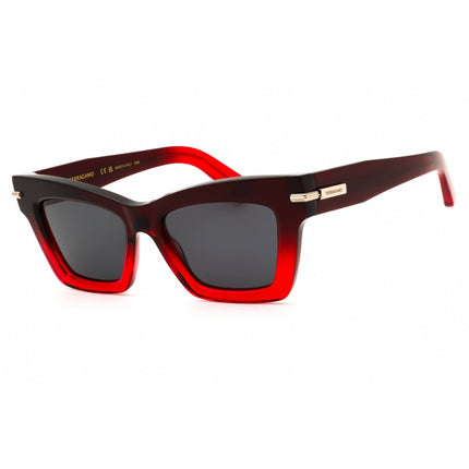 Salvatore Ferragamo Women's Sunglasses - Cat Eye Dark Red Acetate Frame | SF2031S 615 ,