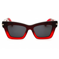 Salvatore Ferragamo Women's Sunglasses - Cat Eye Dark Red Acetate Frame | SF2031S 615 ,
