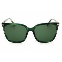 Salvatore Ferragamo Women's Sunglasses - Striped Green Acetate Frame | SF2037S 315 ,