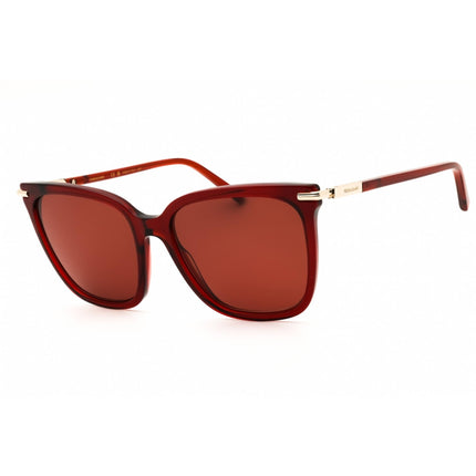 Salvatore Ferragamo Women's Sunglasses - Transparent Red Acetate Frame | SF2037S 616 ,