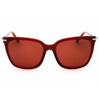 Salvatore Ferragamo Women's Sunglasses - Transparent Red Acetate Frame | SF2037S 616 ,
