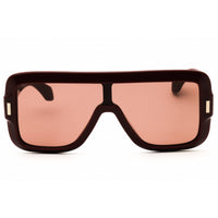 Salvatore Ferragamo Women's Sunglasses - Shield Burgundy Acetate Frame | SF2061SE 606 ,