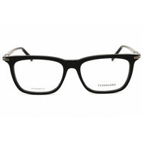 Salvatore Ferragamo Men's Eyeglasses - Rectangular Black Acetate Frame | SF3007 001 ,