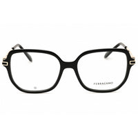 Salvatore Ferragamo Women's Eyeglasses - Oversized Black Full Rim Frame | SF3012 001 ,