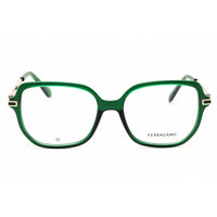 Salvatore Ferragamo Women's Eyeglasses - Transparent Green Full Rim Frame | SF3012 317 ,