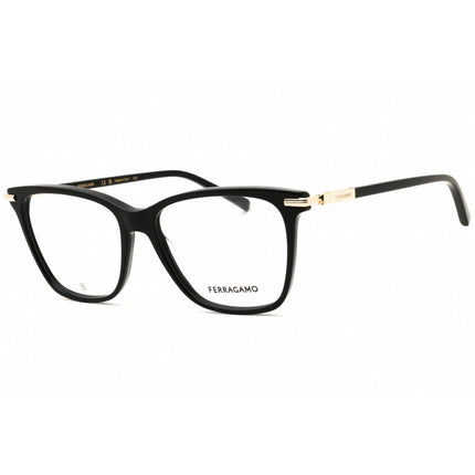 Salvatore Ferragamo Women's Eyeglasses - Black Acetate Full Rim Frame | SF3013 001 ,