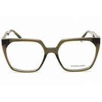 Salvatore Ferragamo Women's Eyeglasses - Rectangular Shape Khaki Frame | SF3042E 320 ,