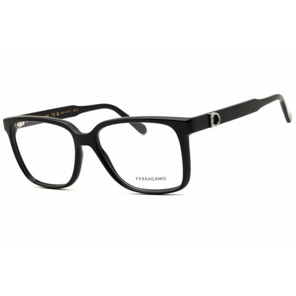 Salvatore Ferragamo Men's Eyeglasses - Rectangular Black Full Rim Frame | SF3043E 001 ,