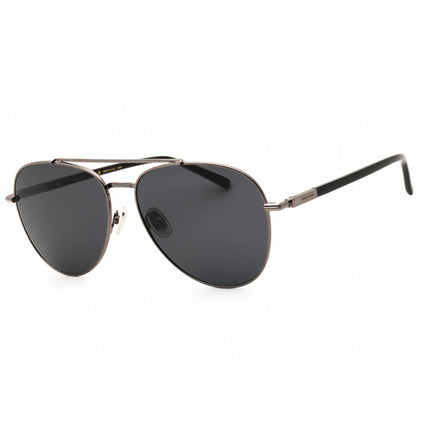 Salvatore Ferragamo Men's Sunglasses - Aviator Dark Ruthenium Metal Frame | SF316S 027 ,