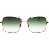 Salvatore Ferragamo Women's Sunglasses - Rectangular Gold Metal Frame | SF317S 750 ,