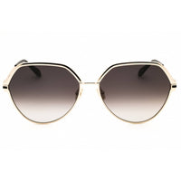 Salvatore Ferragamo Women's Sunglasses - Round Gold Metal Full Rim Frame | SF325S 738 ,