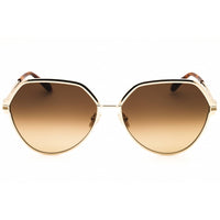 Salvatore Ferragamo Women's Sunglasses - Round Gold Metal Full Rim Frame | SF325S 745 ,