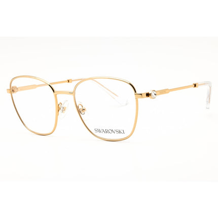 Swarovski Women's Eyeglasses - Rectangular Gold Metal Full Rim Frame | 0SK1019 4004 ,