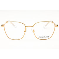 Swarovski Women's Eyeglasses - Rectangular Gold Metal Full Rim Frame | 0SK1019 4004 ,