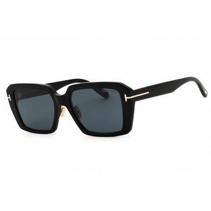 Tom Ford Men's Sunglasses - Rectangular Shiny Black Full Rim Frame | FT1164-K 01A ,