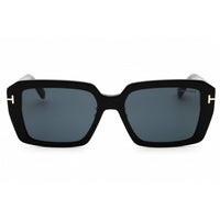 Tom Ford Men's Sunglasses - Rectangular Shiny Black Full Rim Frame | FT1164-K 01A ,