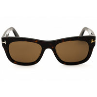 Tom Ford Men's Sunglasses - Rectangular Shape Dark Havana Full Rim Frame | FT1334 52H ,