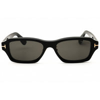 Tom Ford Men's Sunglasses - Rectangular Shiny Black Full Rim Frame | FT1351-D 01A ,