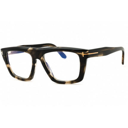 Tom Ford Unisex Eyeglasses - Rectangular Havana Acetate Full Rim Frame | FT6059-B 056 ,