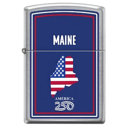 Zippo Windproof Pocket Lighter - America ME Street Chrome Metal | XC549 ,