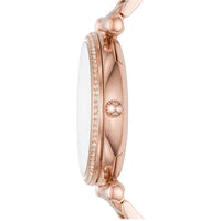 Fossil Women's Watch - Carlie Quartz Rose Gold Stainless Steel Bracelet | ES4301 ,