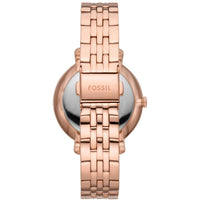Fossil Women's Watch - Jacqueline Sun Moon White MOP Dial Rose Gold Bracelet | ES5165 ,
