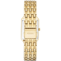 Fossil Women's Watch - Raquel Quartz Silver Tone Dial Yellow Gold Bracelet | ES5220 ,
