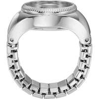 Fossil Women's Ring Watch - Quartz White Dial Stainless Steel Bracelet | ES5245 ,