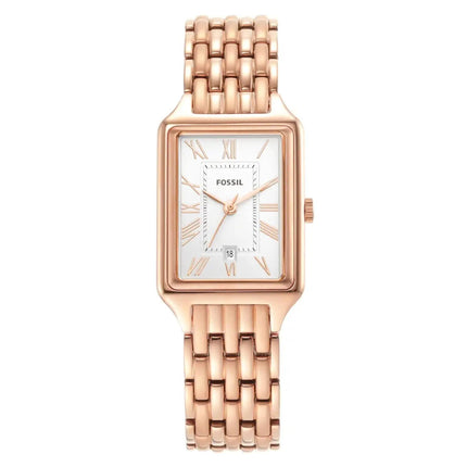 Fossil Women's Watch - Raquel Quartz Rose Gold Stainless Steel Bracelet | ES5271 ,