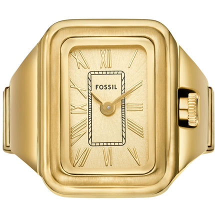 Fossil Women's Ring Watch - Raquel Quartz Yellow Gold Steel Bracelet | ES5343 ,