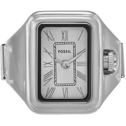 Fossil Women's Ring Watch - Raquel Quartz Silver Stainless Steel Bracelet | ES5344 ,