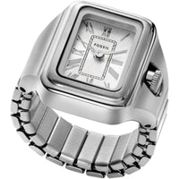 Fossil Women's Ring Watch - Raquel Quartz Silver Stainless Steel Bracelet | ES5344 ,