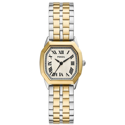 Fossil Women's Watch - Harlow Quartz Cream Dial Two Tone Steel Bracelet | ES5362 ,