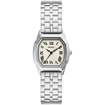 Fossil Women's Watch - Harlow Quartz Cream Dial Silver Tone Steel Bracelet | ES5363 ,