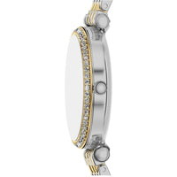 Fossil Women's Watch - Carlie Mini Quartz Blue Dial Two Tone Bracelet | ES5438 ,