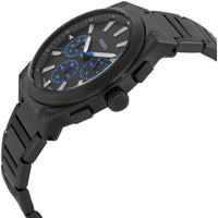 Fossil Men's Watch - Everett Quartz Chronograph Grey Dial Gunmetal Bracelet | FS6107 ,