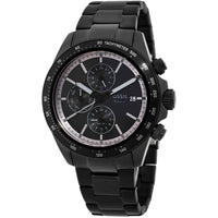 Fossil Men's Watch - Autocross Quartz Black Dial Stainless Steel Bracelet | FS6125 ,