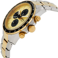 Fossil Men's Watch - Autocross Gold Dial Two Tone Stainless Steel Bracelet | FS6126 ,