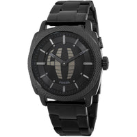 Fossil Men's Watch - Machine Big Tic Quartz Black Stainless Steel Bracelet | FS6156 ,