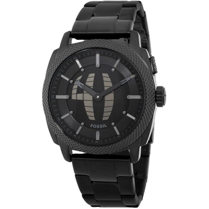 Fossil Men's Watch - Machine Big Tic Quartz Black Stainless Steel Bracelet | FS6156 ,