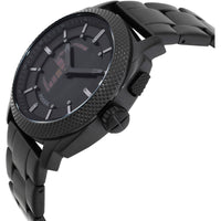 Fossil Men's Watch - Machine Big Tic Quartz Black Stainless Steel Bracelet | FS6156 ,