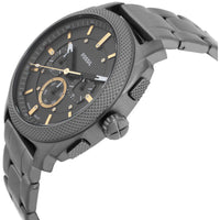 Fossil Men's Watch - Machine Quartz Chrono Grey Dial Gunmetal Steel Bracelet | FS6160 ,