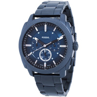 Fossil Men's Watch - Machine Quartz Chronograph Blue Dial Steel Bracelet | FS6167 ,
