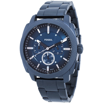Fossil Men's Watch - Machine Quartz Chronograph Blue Dial Steel Bracelet | FS6167 ,