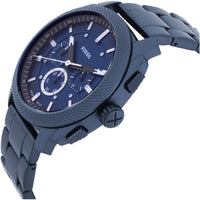 Fossil Men's Watch - Machine Quartz Chronograph Blue Dial Steel Bracelet | FS6167 ,