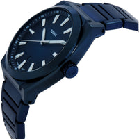 Fossil Men's Watch - Everett Quartz Blue Dial Stainless Steel Bracelet Date | FS6169 ,