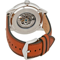 Fossil Men's Watch - Townsman Automatic Skeleton Blue Dial Leather Strap | ME3154 ,