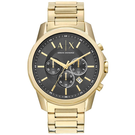 Armani Exchange Men's Watch - Banks Chronograph Yellow Gold Steel Bracelet | AX1721 ,